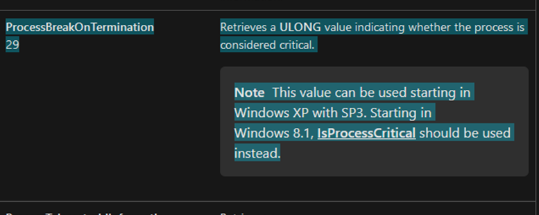 Figure 33 Microsoft official documentation